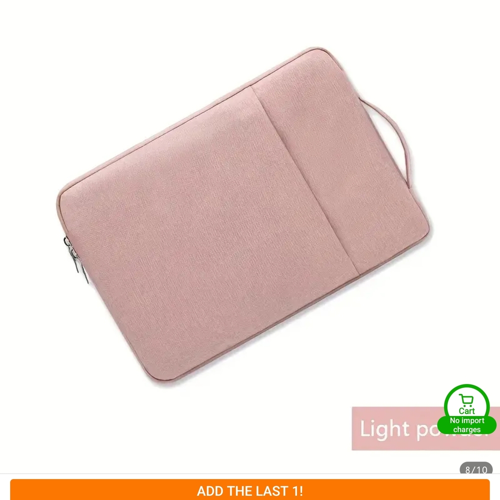 Pink Tablet Sleeve, For 15.6 Tablets/laptops